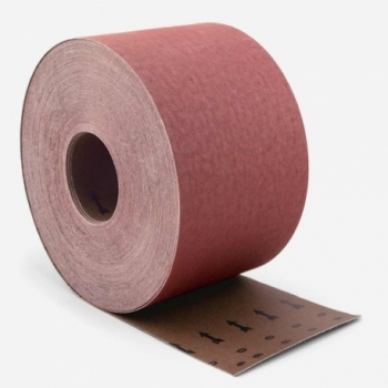 Roll of rigid sanding cloth...